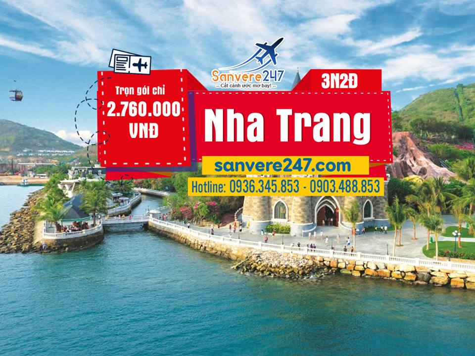 Combo Hà Nội- Nha Trang 3N2Đ - Palm Beach Hotel trọn gói 2.760.00đ